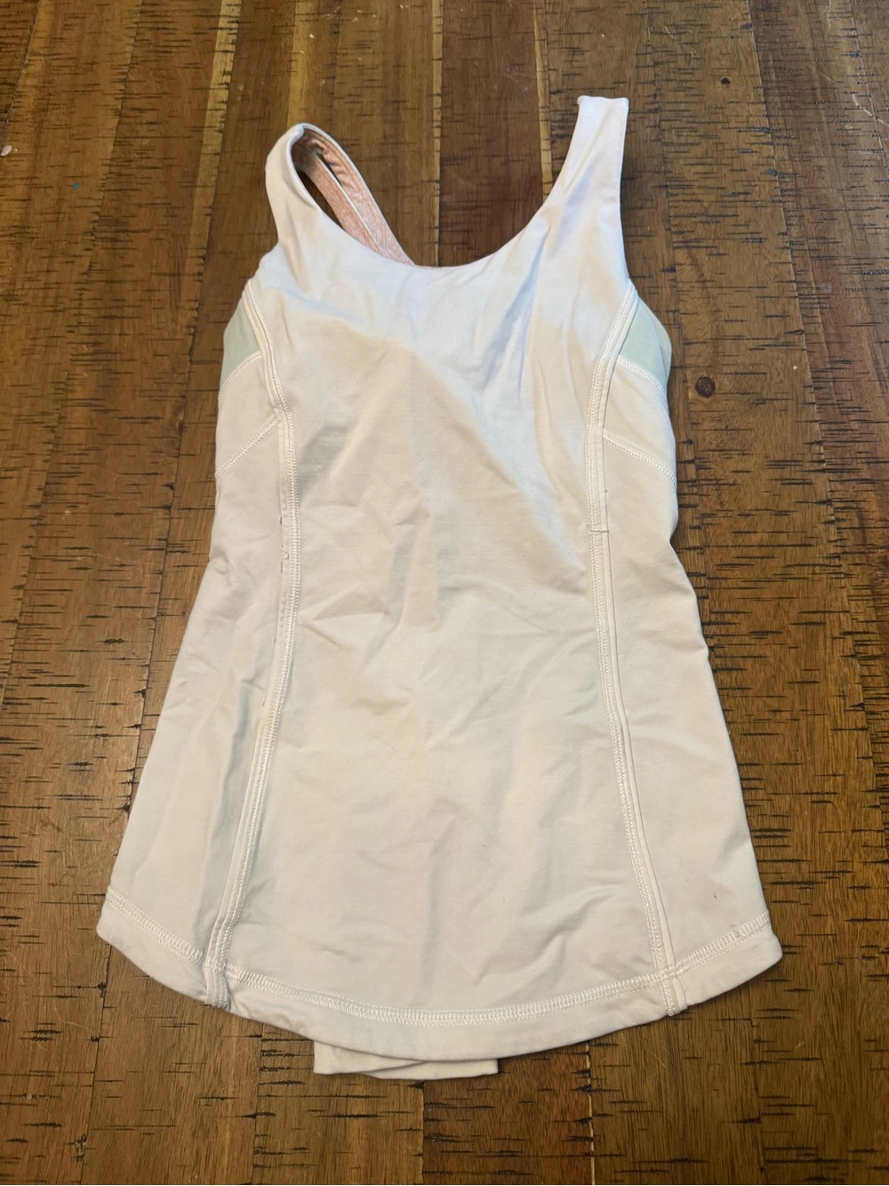 Ivivva Cream Tank with Built-In Support